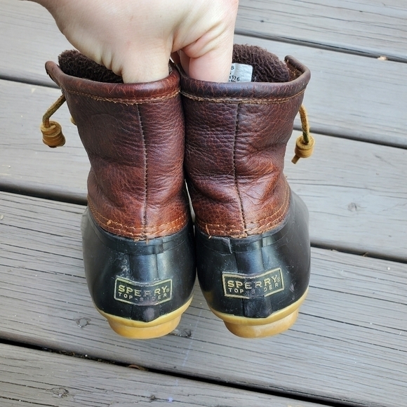Vintage 90s y2k Sperry Top-sider Saltwater Weatherproof Rubber Duck Boot 6.5 - Picture 5 of 8